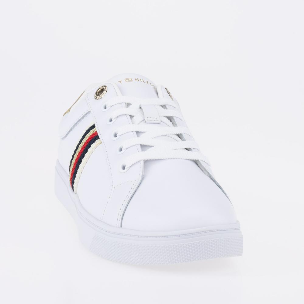 Topánky Tommy Hilfiger Corporate Webbing Sneakers FW0FW07117-YBS - biele