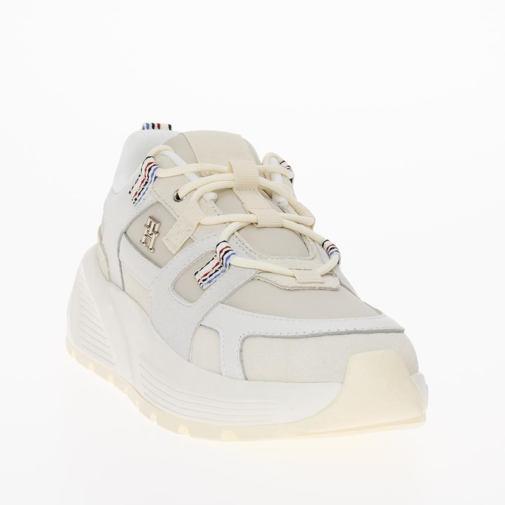 Topánky Tommy Hilfiger Chunky Runner FW0FW07674-AEF - béžové