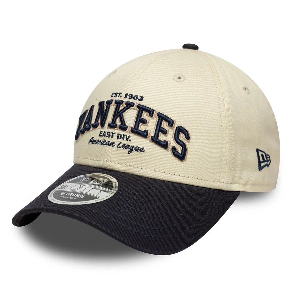 Čiapka pánske New Era 9FORTY New York Yankees MLB Wordmark 60771808 - béžové