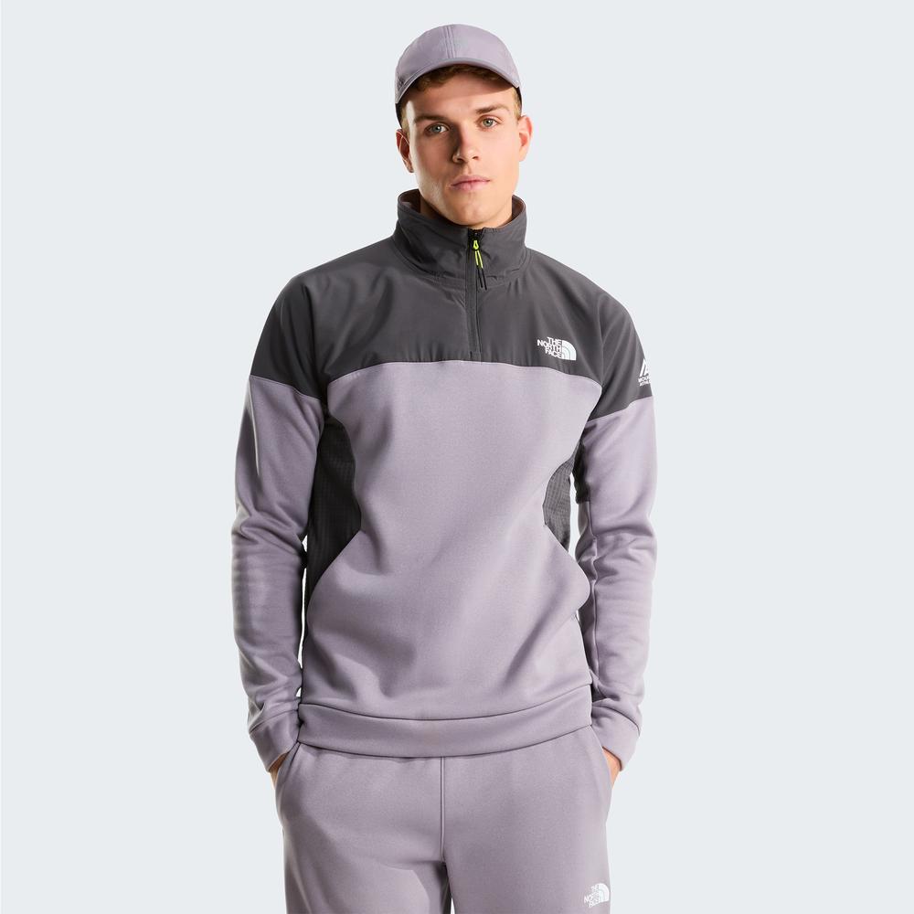 Mužský blúza The North Face 1/4 Mountain Athletics 0A8G8JGOJ1 - šedý