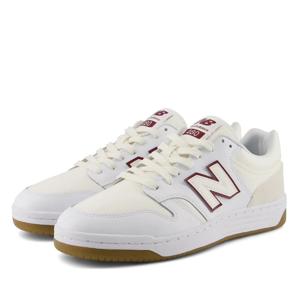 Unisex topánky New Balance U480P1BB - biele
