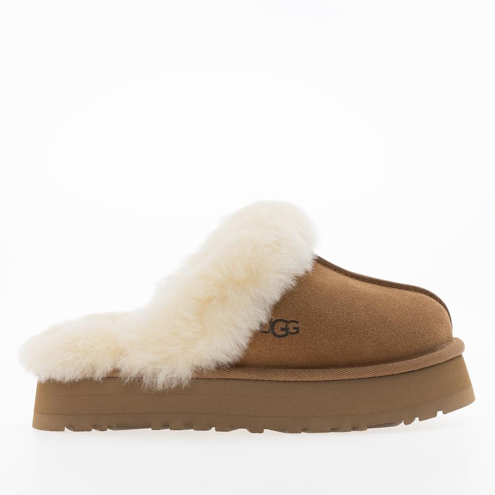 Dámske topánky Ugg Disquette Slippper 1122550-CHE - béžové