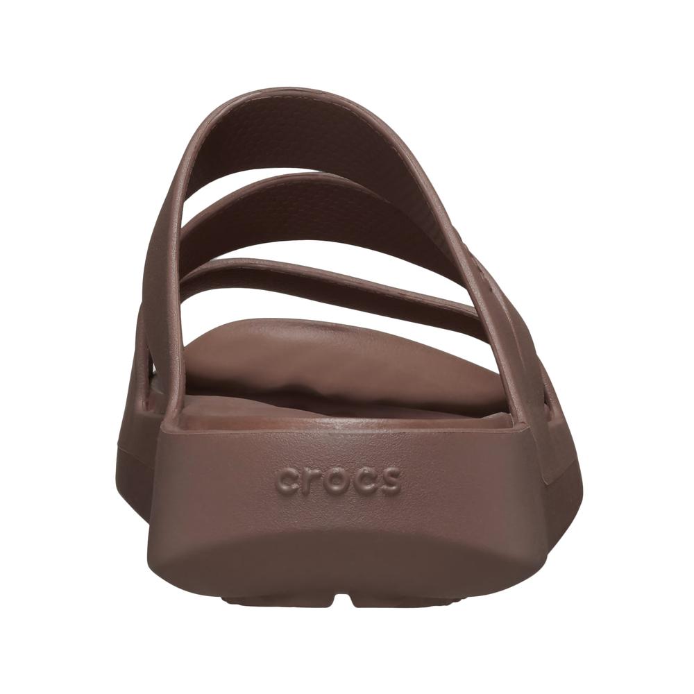 Klapky dámske Crocs Getaway Strappy 209587-0LF - hnedé