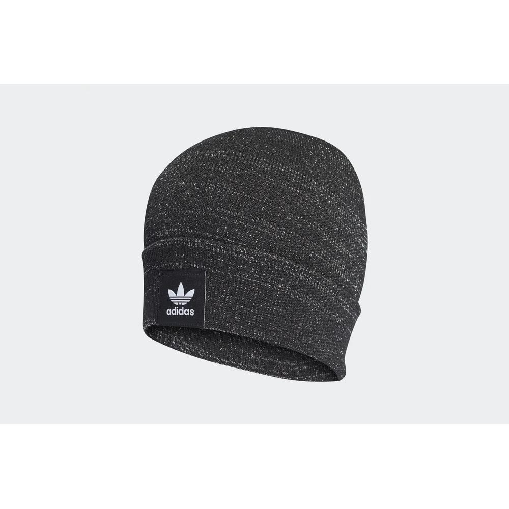 Čiapka adidas Originals Adicolor Cuff Knit Glitter Beanie H35541 - čierne