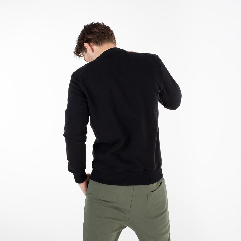Blúza Alpha Industries Basic Sweater Small Logo 18830703 - čierne