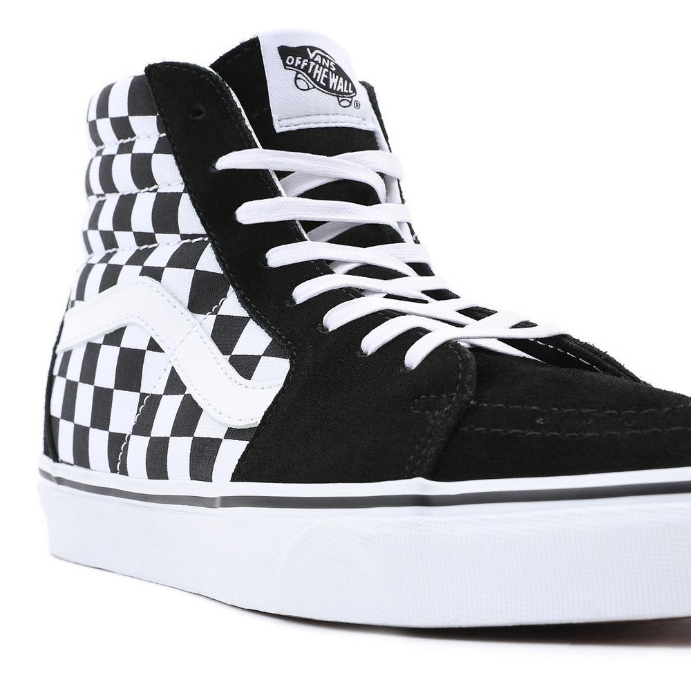 Topánky Vans Checkerboard SK8-HI VN0A32QGHRK1 - čierne
