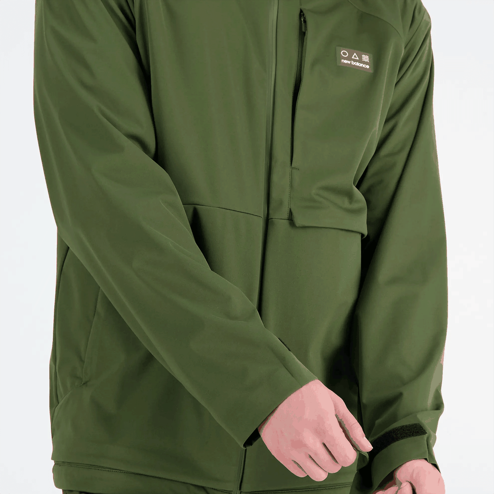 Pánska vetrovka New Balance MJ33276KOU - zelené