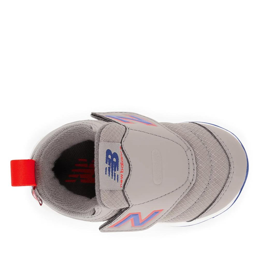 Detské topánky New Balance ITCOZYGB – sivé