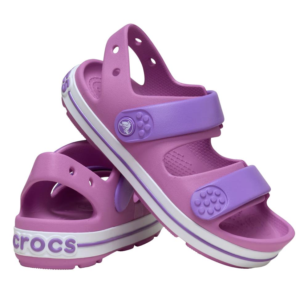 Sandále detské Crocs Crocband Cruiser Sandal 209423-6WQ - ružové