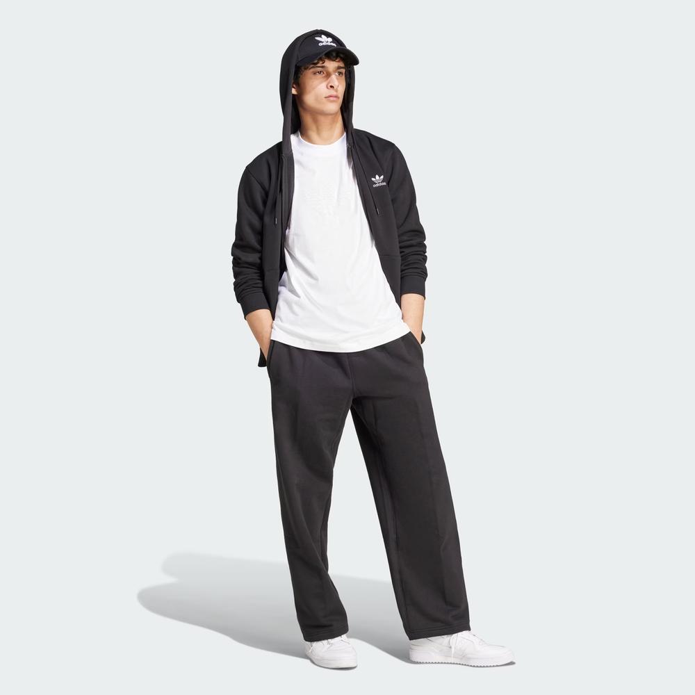 Mužský blúza adidas Originals Trefoil Essentials Full-Zip IW5791 - čierne