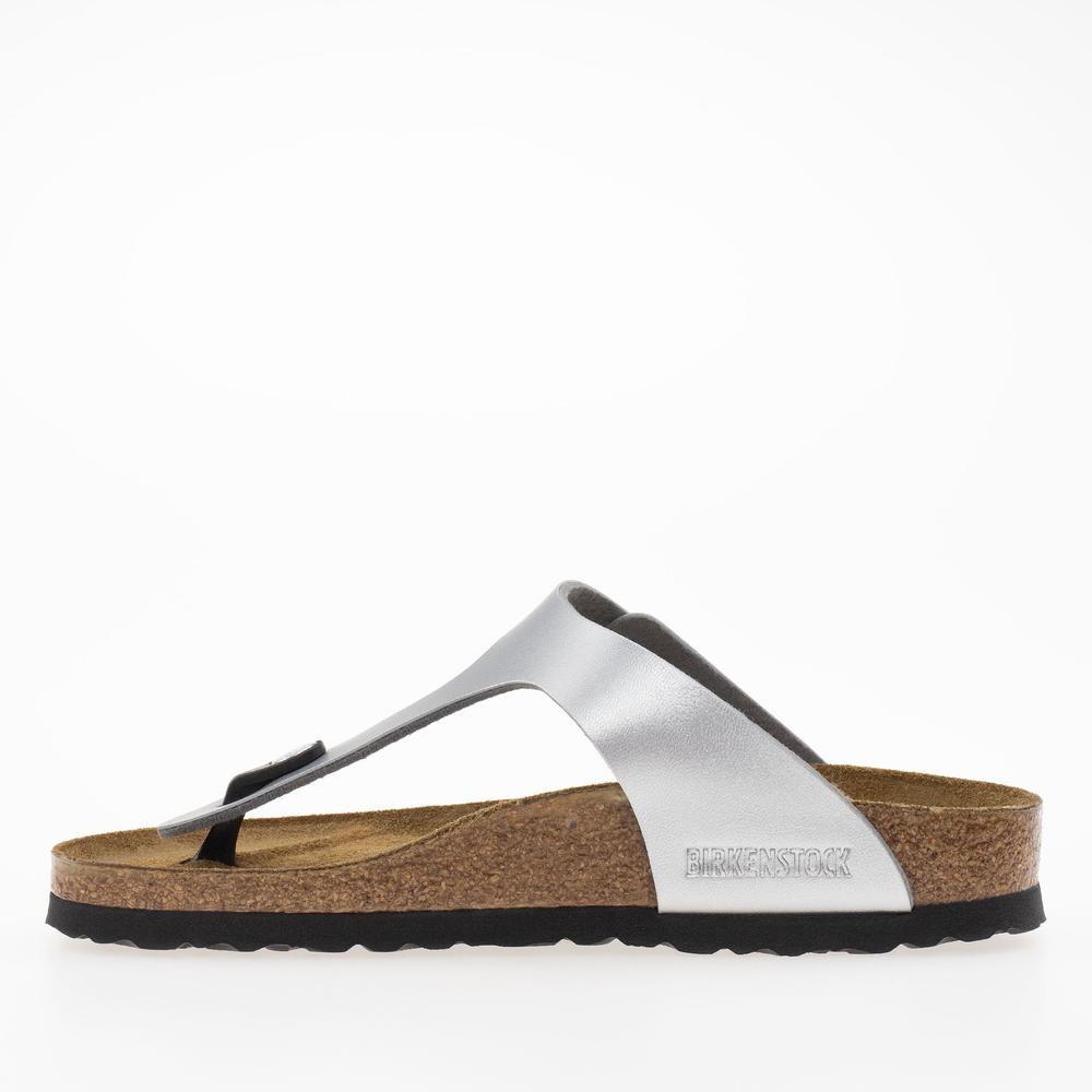 Žabky Birkenstock Gizeh 43853 - strieborné