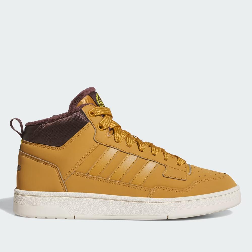 Mužský topánky adidas Sportswear Rapid Court Mid Winterized JR0171 - hnedé