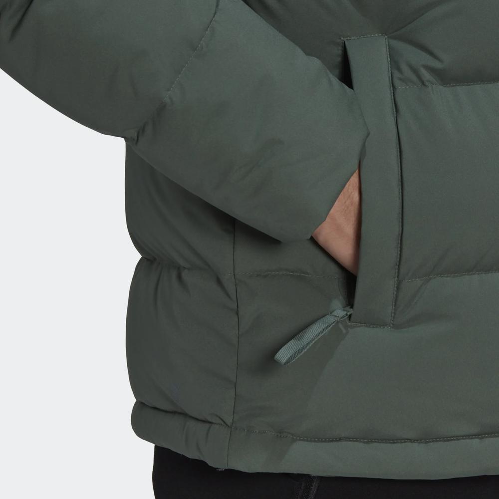 Bunda adidas Helionic Hooded Down HG8749 - zelené