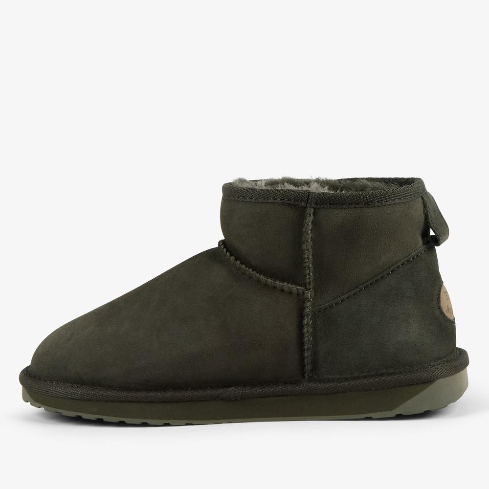 Dámske topánky Emu Australia Stinger Micro W10937OLID - zelené