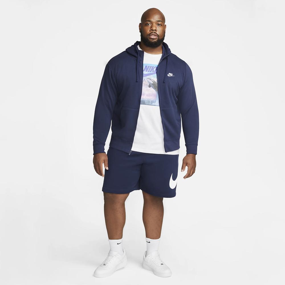 Blúza Nike NSW Club Fleece BV2645-410 - tmavomodré