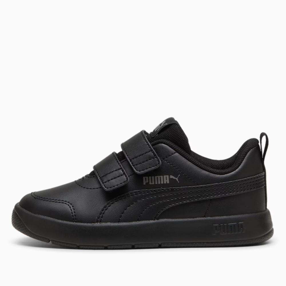 Detské topánky Puma Courtflex V3 V PS 39764201 - čierne