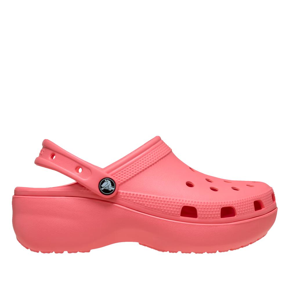 Klapky dámske Crocs Classic Platform Clog 206750-6UI - ružové