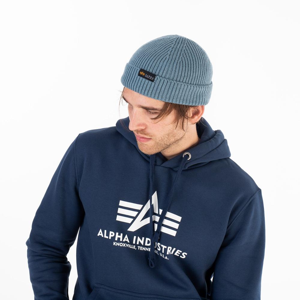 Čiapka Alpha Industries Dockers Beanie 138905134 - modré