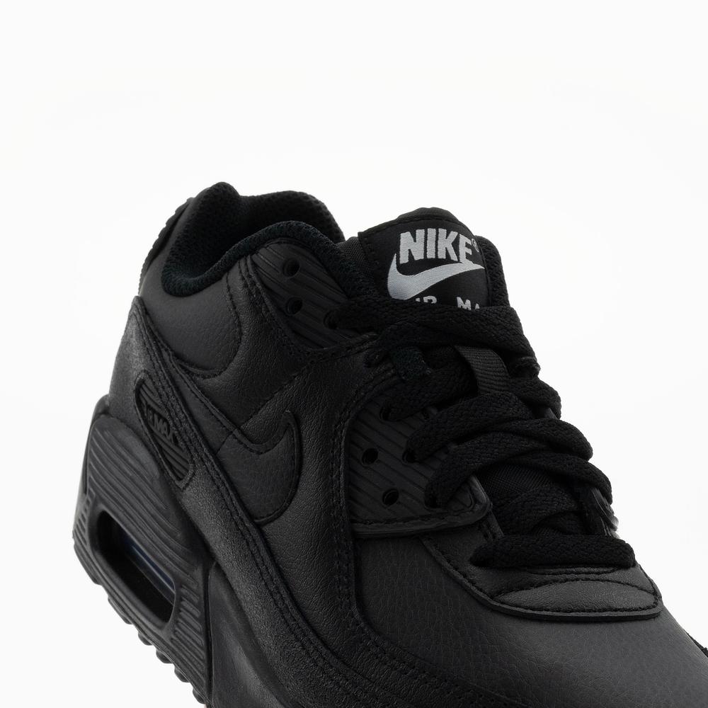 Topánky mládež Nike Air Max 90 Leather CD6864-028 - čierne