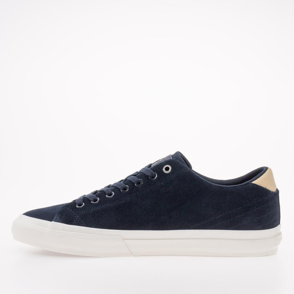 Topánky Tommy Hilfiger Hi Vulc Street Low Suede FM0FM04590-DW5 - tmavomodré
