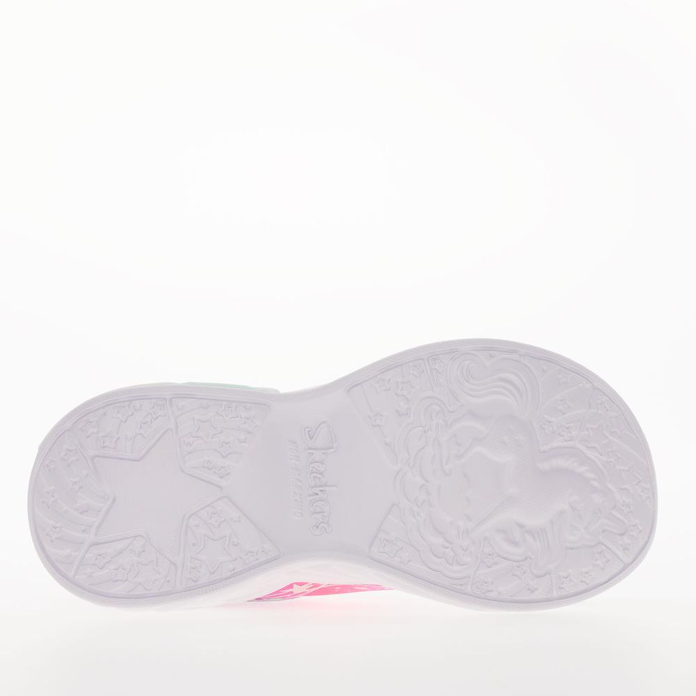 Topánky Skechers S Lights Unicorn Dreams Wishful Magic 302299LLVHP - fialové