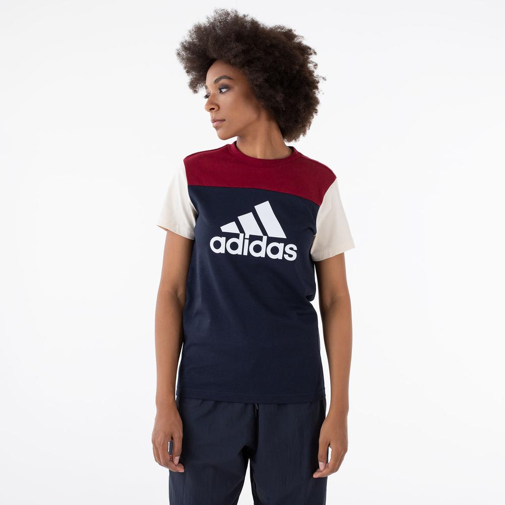 Tričko adidas Essentials Colorblock Logo HJ9463 - viacfarebné