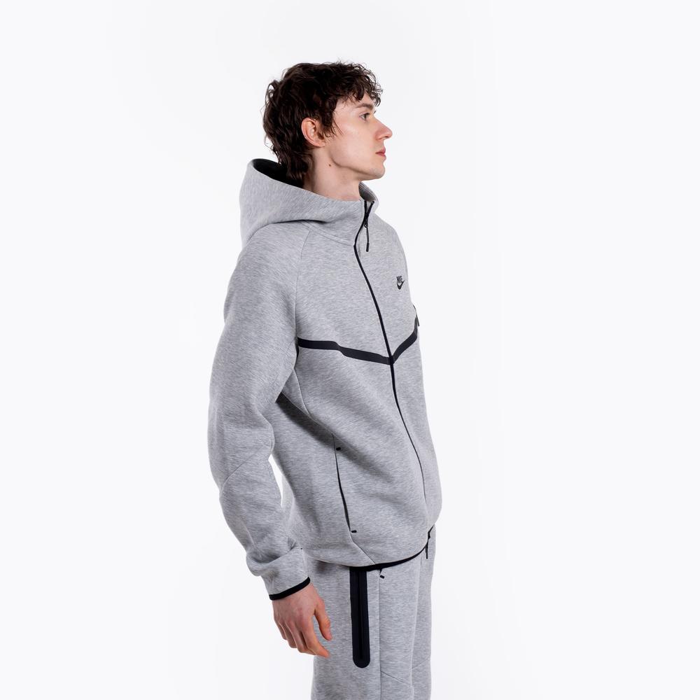 Blúza pánske Nike Tech Fleece Windrunner Full-Zip HV0949-063 - šedý