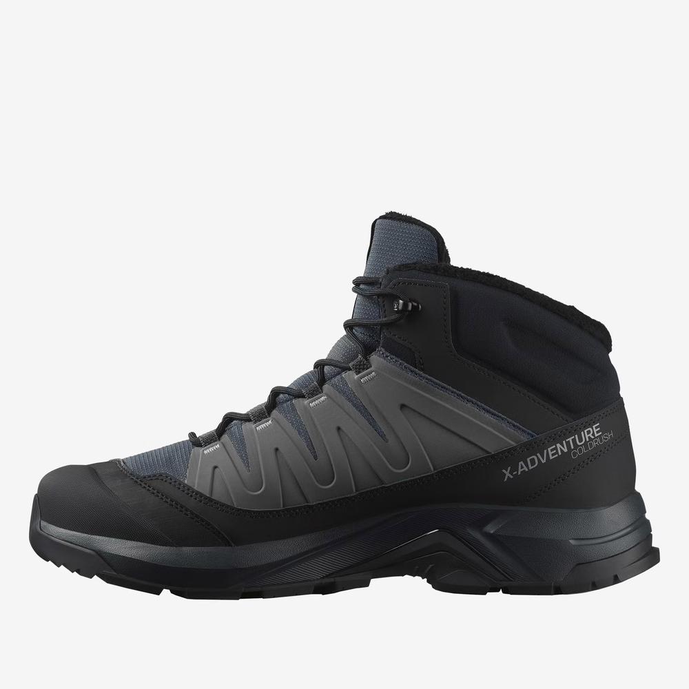 Pánske topánky Salomon X-Adventure Coldrush Waterproof L47856000 - čierne