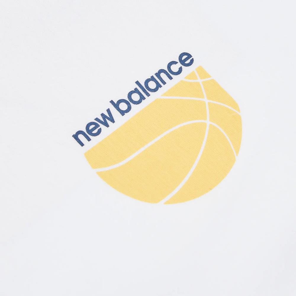 Detské tričko New Balance LAKB0157BWE - biele