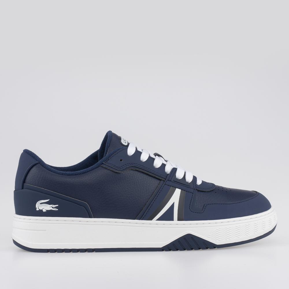 Topánky Lacoste Leather Colour-Pop Trainers 743SMA0075-092 - tmavomodré