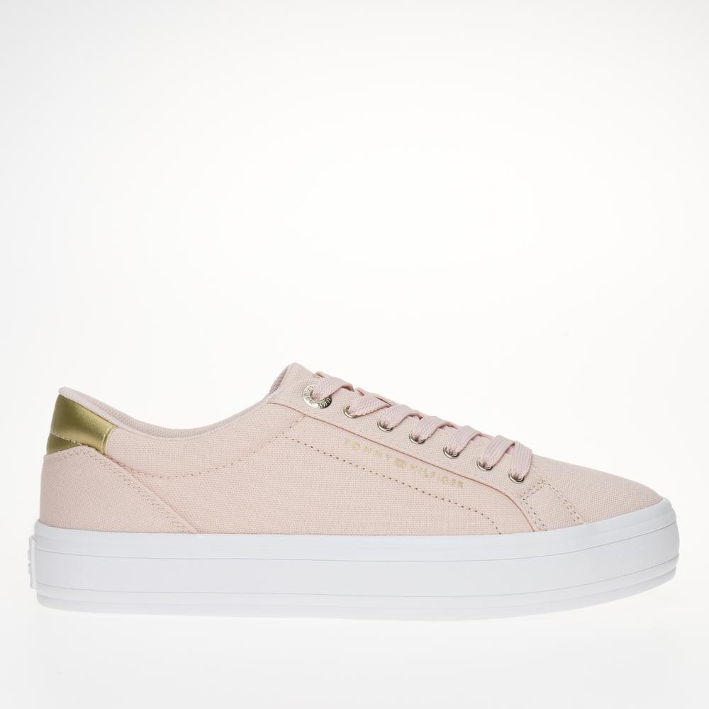 Topánky Tommy Hilfiger Essential Vulc Canvas FW0FW07682-TJQ - ružové