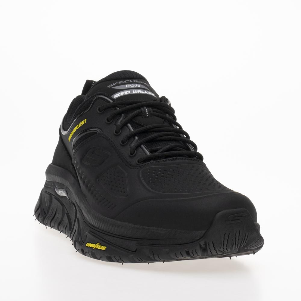 Topánky pánske Skechers Arch Fit Road Walker 237333BBK  - čierne