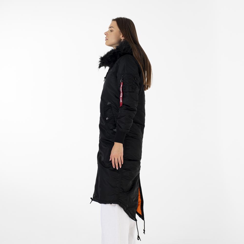 Bunda Alpha Industries Long Fishtail 19801303 - čierne