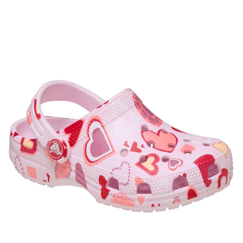 Klapky Crocs Classic Valentine's Day Clog 209755-7CI - ružové