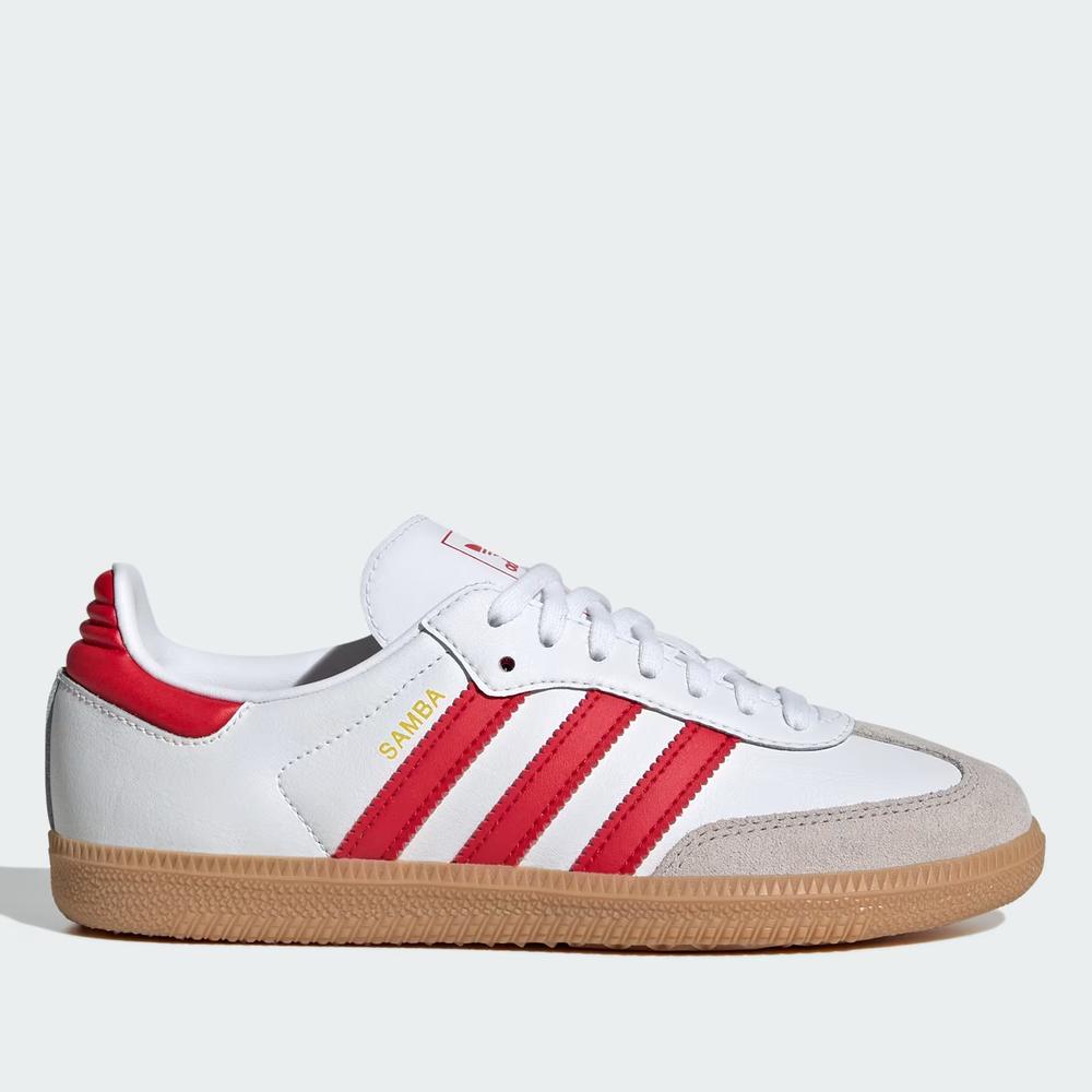 Detské topánky adidas Originals Samba OG J JQ2833 - biele