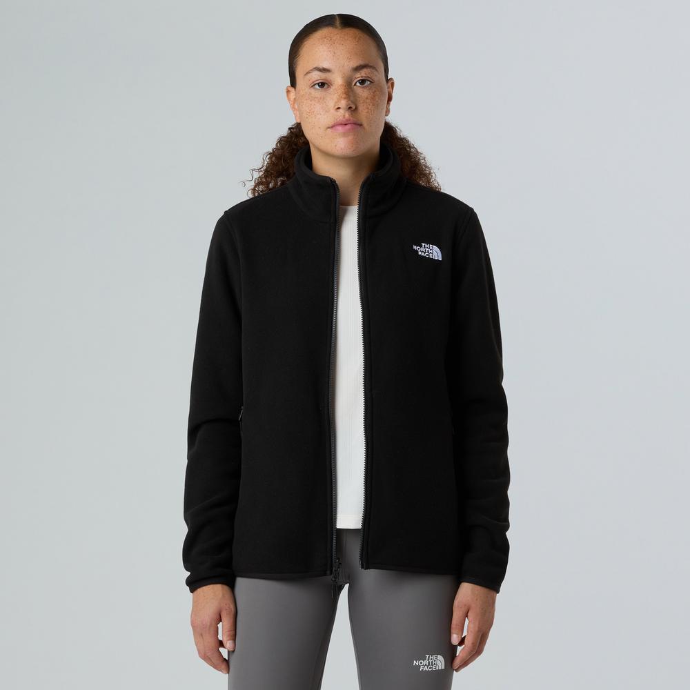 Dámská blúza The North Face 100 Glacier Full-Zip Fleece 0A8D2FJK31 - čierne