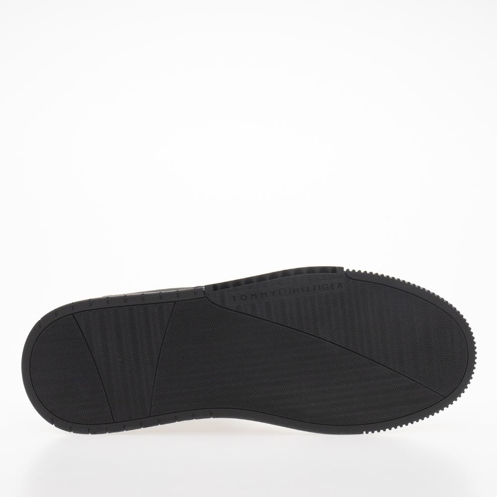 Topánky Tommy Hilfiger Supercup Stripes Leather FM0FM04824-0GQ - čierne