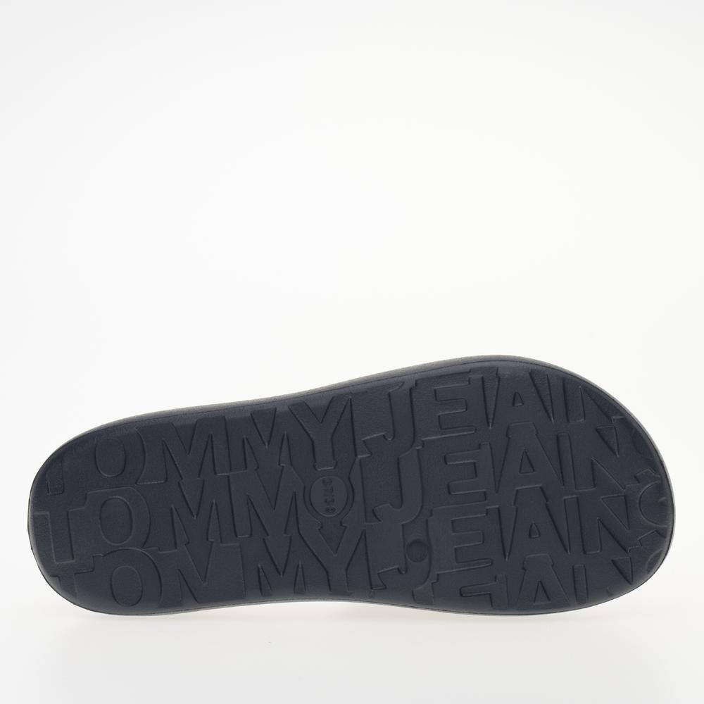 Klapky Tommy Jeans Chunky Flatform Pool Slides EN0EN02454-C1G - tmavomodré