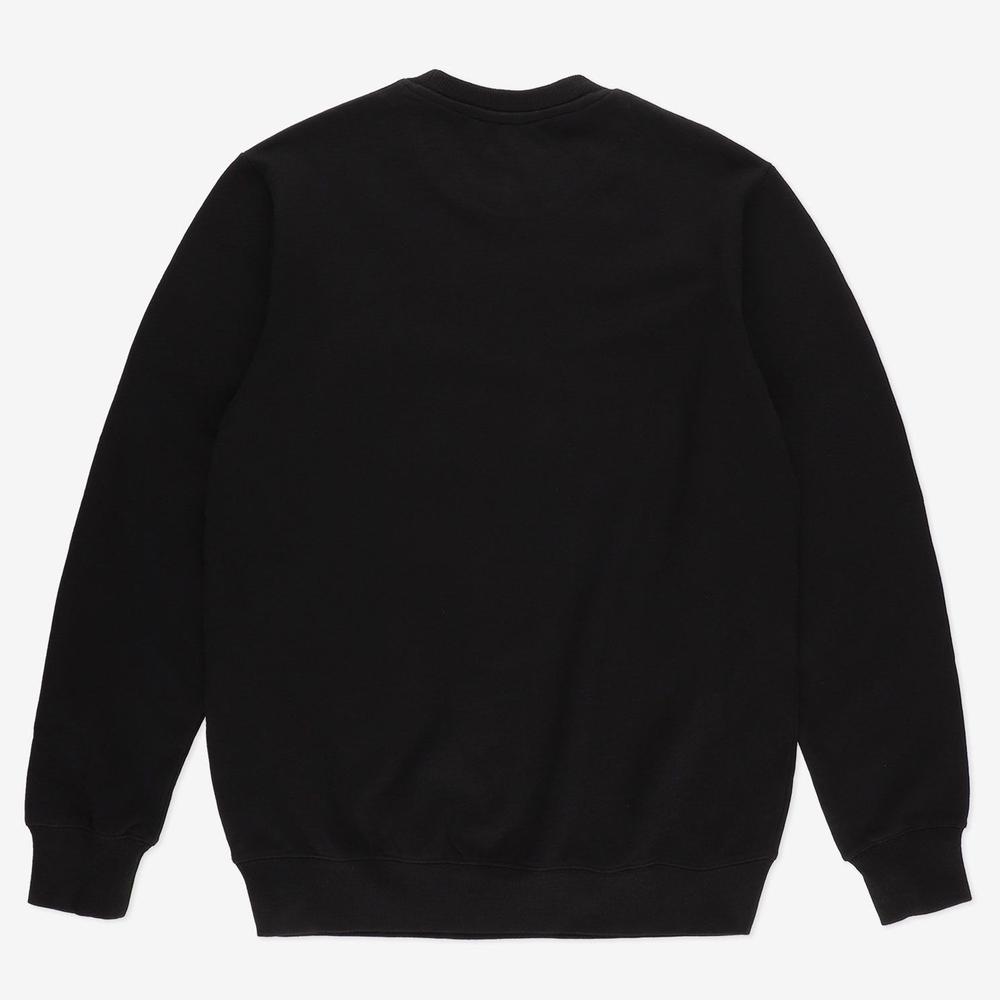 Blúza Prosto Klasyk Crewneck Bokz KL231MSWE1073 - čierne