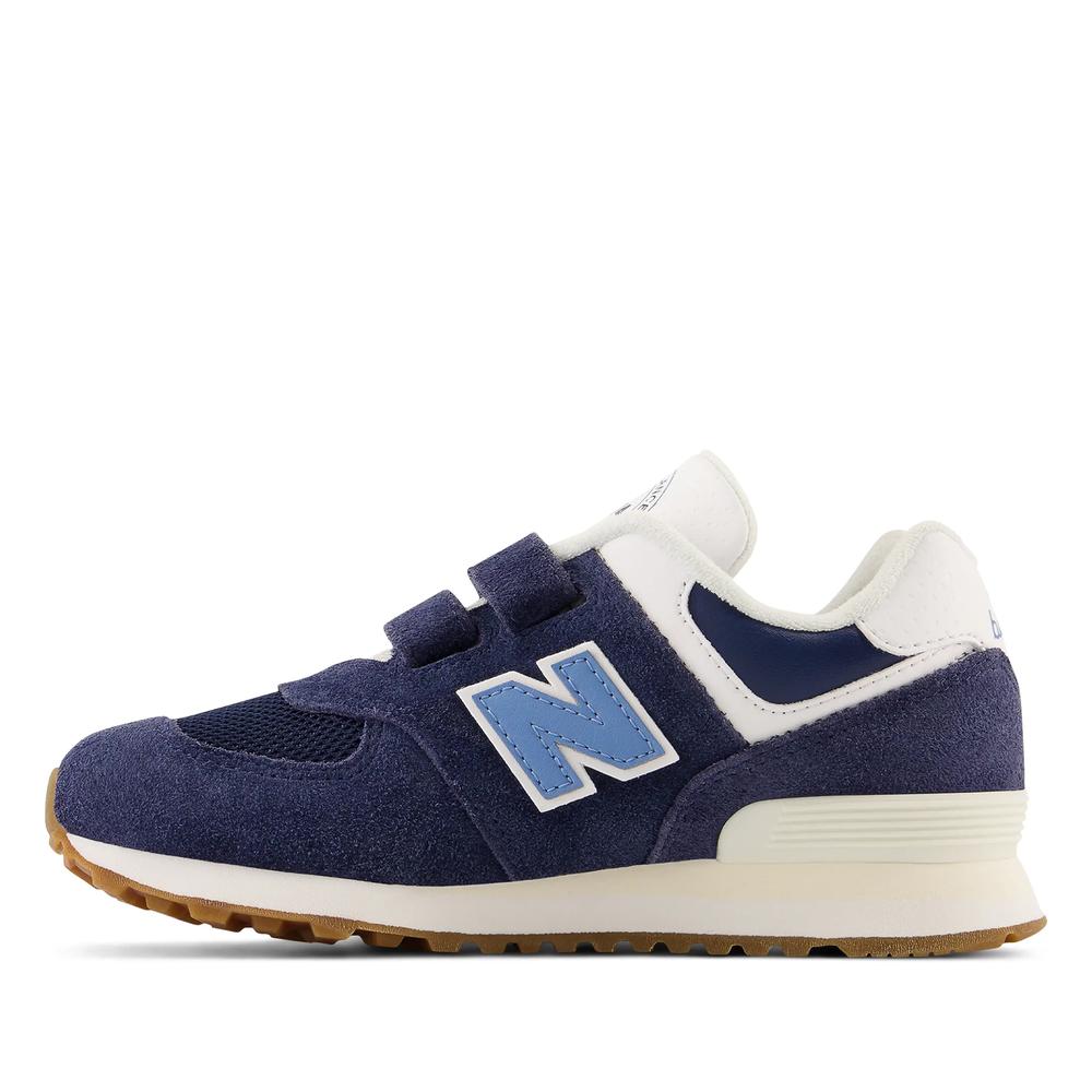Detské topánky New Balance PV574CU1 - tmavomodré