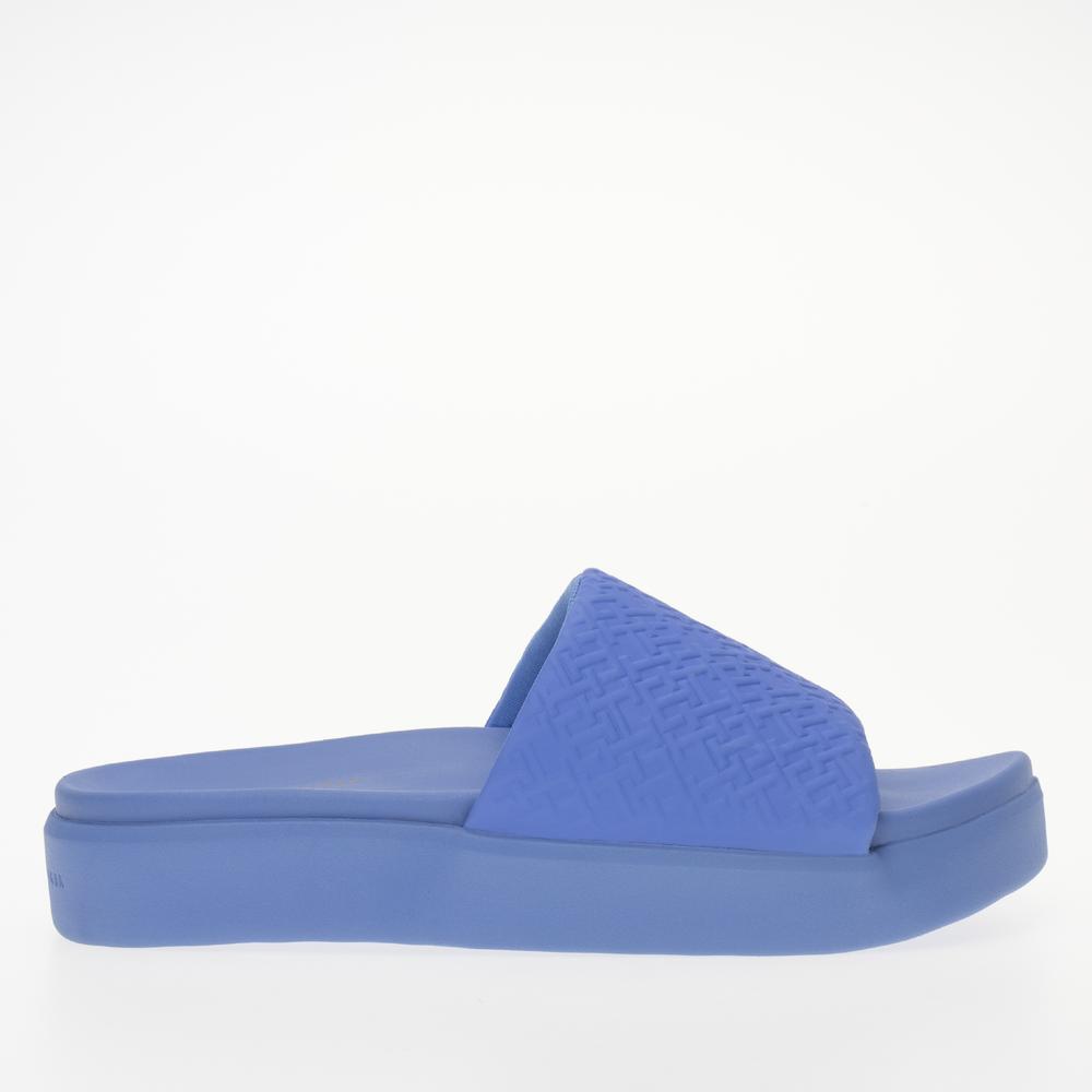 Klapky Tommy Hilfiger Monogram Pool FW0FW07855-C30 - modré