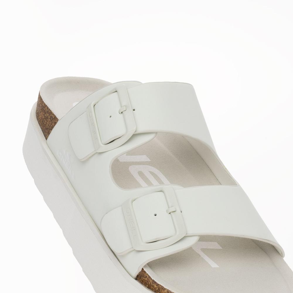 Žabky O'Neill Platform Slider Women Low 90241019.02A - biele