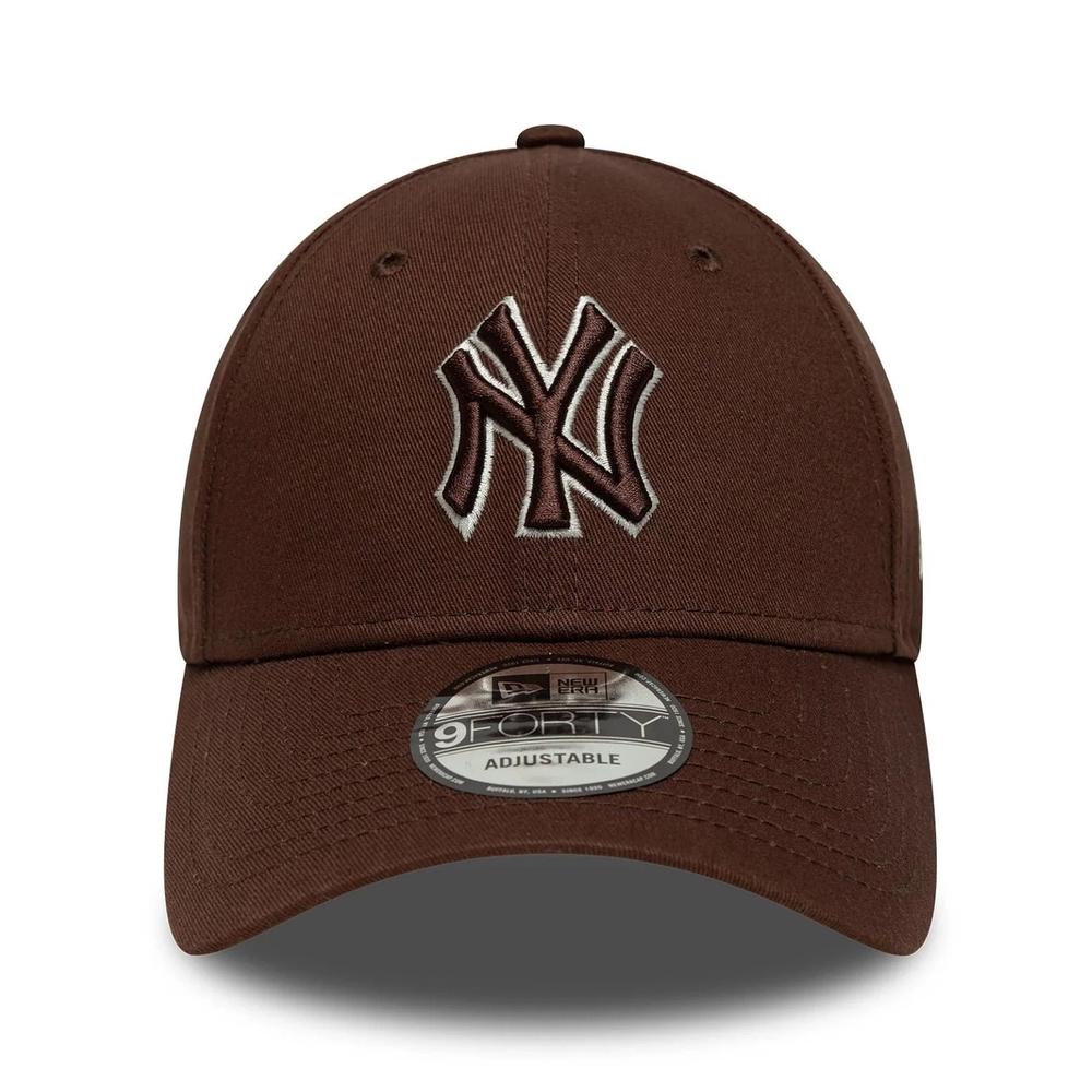 Čiapka New York Yankees MLB Team Outline 9FORTY 60771714 - hnedé