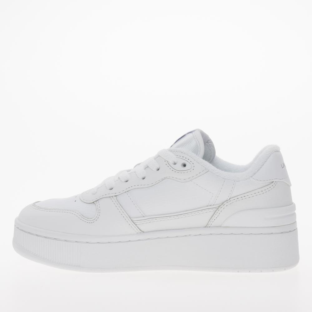 Topánky Lacoste T-Clip Plat 224 1 SFA 748SFA0046-21G - biele