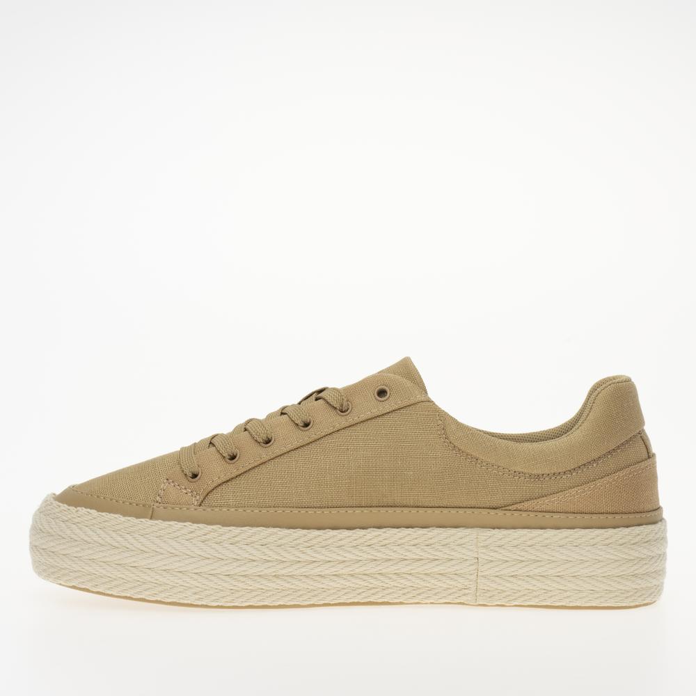 Topánky Tommy Hilfiger Vulc Sneaker Linnen FW0FW07673-RBL - hnedé