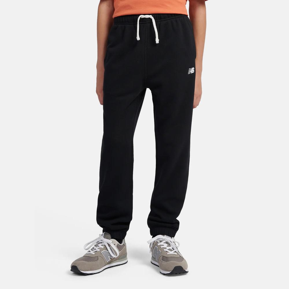 Detské nohavice New Balance LAKB0060BK - čierne