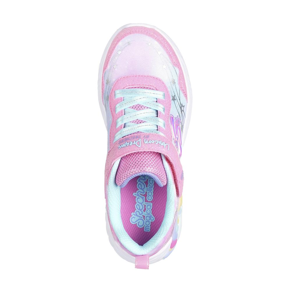Topánky Skechers S Lights Unicorn Dreams Wishful Magic 302299LPKTQ - viacfarebné