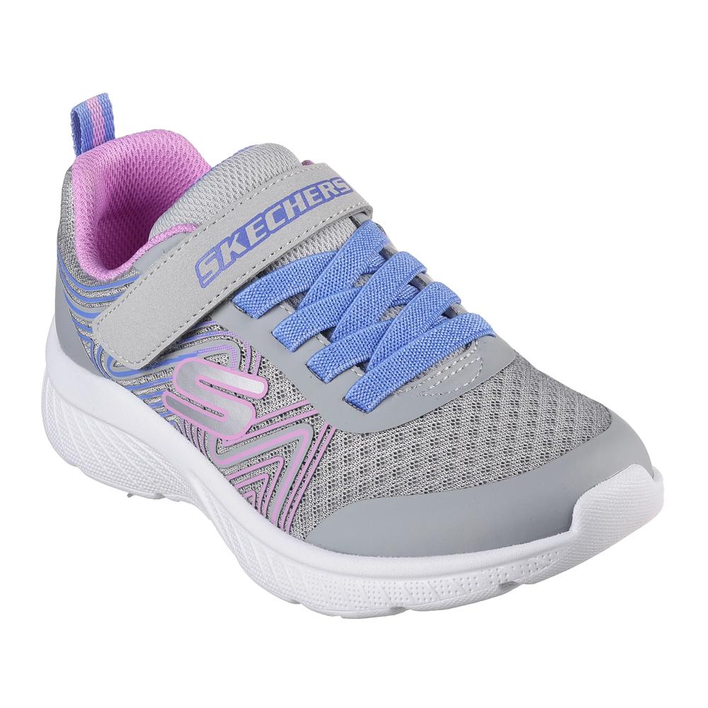 Detské topánky Skechers Microspec Plus Swirl Sweet 303535LGYMT - šedý