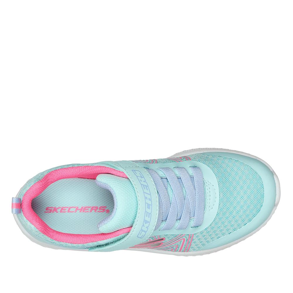 Detské topánky Skechers Microspec Plus Swirl Sweet 303535LAQPK - modré