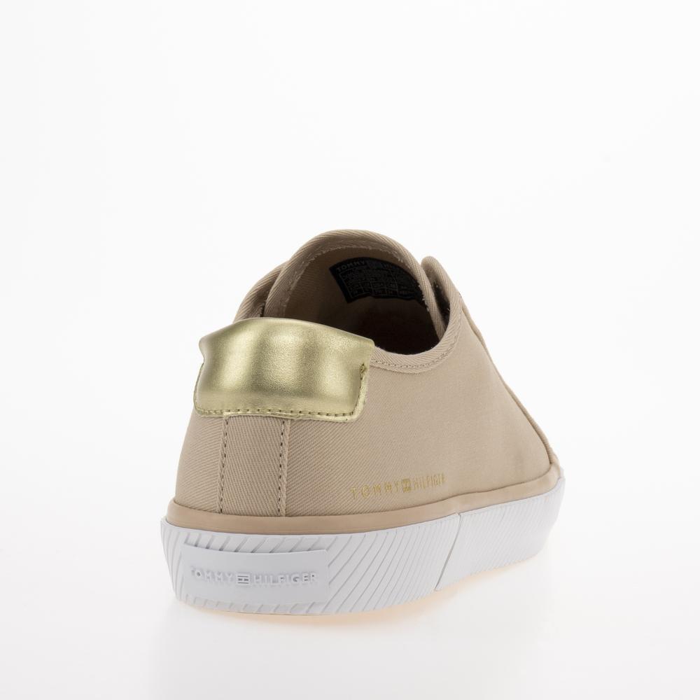 Topánky Tommy Hilfiger Metallic Lace-Up FW0FW06957-TRY - pomarančové